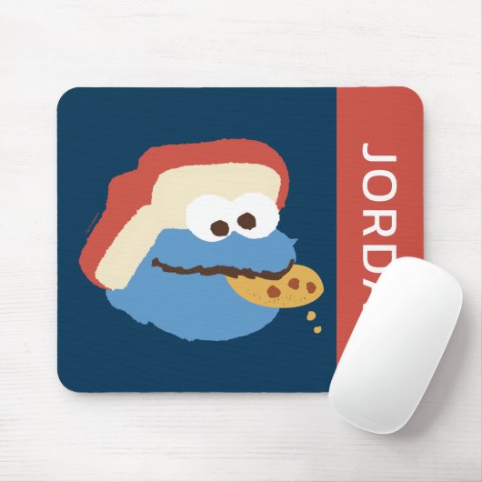 Cookie Monster Camp Cookies | Name hinzufügen Mousepad (Mit Mouse)