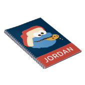 Cookie Monster Camp Cookies | Name hinzufügen Notizblock (Rechte Seite)