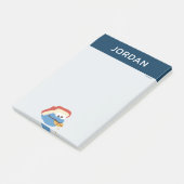 Cookie Monster Camp Cookies | Name hinzufügen Post-it Klebezettel (angewinkelt)