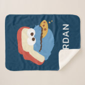 Cookie Monster Camp Cookies | Name hinzufügen Sherpadecke (Vorderseite (Horizontal))