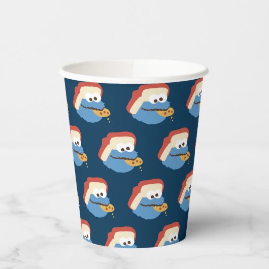 Cookie Monster Camp Cookies Pappbecher (Links)