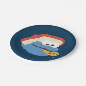 Cookie Monster Camp Cookies Pappteller (Schrägansicht)