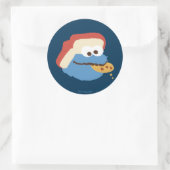 Cookie Monster Camp Cookies Runder Aufkleber (Tasche)