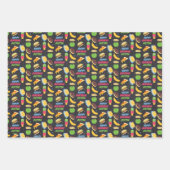 Cookie Monster Chalkboard Feinschmecker Truck Geschenkpapier Set (Vorderseite)