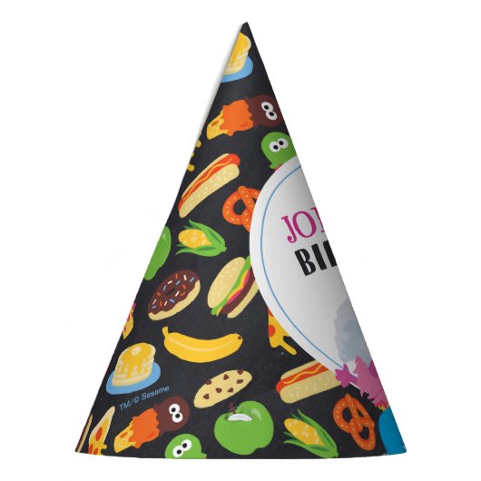 Cookie Monster Chalkboard Feinschmecker Truck Partyhütchen (Links)