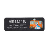 Cookie Monster Chalkboard Food Truck Geburtstag (Vorne)