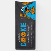 Cookie Monster Chalkboard Kinderdusche Banner (Vertikal)