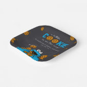 Cookie Monster Chalkboard Kinderdusche Pappteller (Gewinkelt)