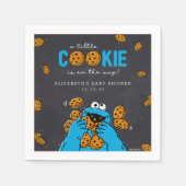 Cookie Monster Chalkboard Kinderdusche Serviette (Vorderseite)