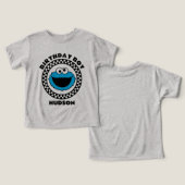 Cookie Monster Checkered Birthday Boy (Design Vorderseite & Rückseite)