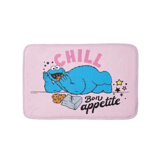 Cookie Monster | Chill Bon Appetit Badematte (Vorderseite)