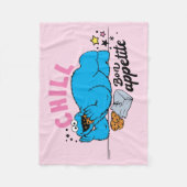 Cookie Monster | Chill Bon Appetit Fleecedecke (Vorderseite)