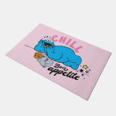 Cookie Monster | Chill Bon Appetit Fußmatte (Schrägansicht)