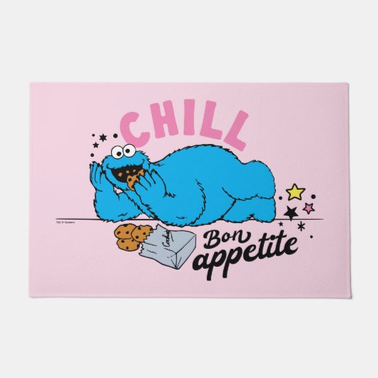 Cookie Monster | Chill Bon Appetit Fußmatte (Vorderseite)