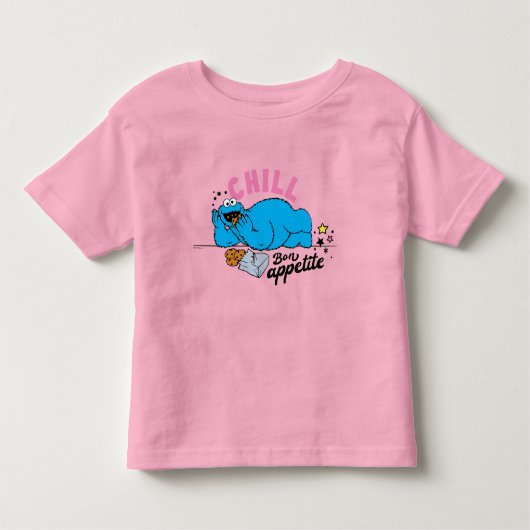 Cookie Monster | Chill Bon Appetit Kleinkind T-shirt (Vorderseite)