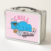 Cookie Monster | Chill Bon Appetit Metall Brotdose (Vorderseite)