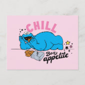 Cookie Monster | Chill Bon Appetit Postkarte (Vorderseite)