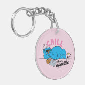 Cookie Monster | Chill Bon Appetit Schlüsselanhänger (Vorderseite links)