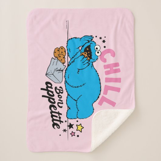 Cookie Monster | Chill Bon Appetit Sherpadecke (Vorderseite)