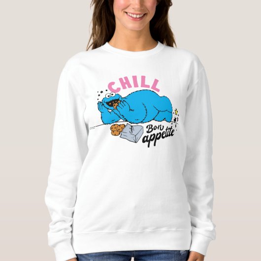 Cookie Monster | Chill Bon Appetit Sweatshirt (Vorderseite)