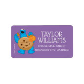 Cookie Monster | Cookie Adressaufkleber (Vorne)