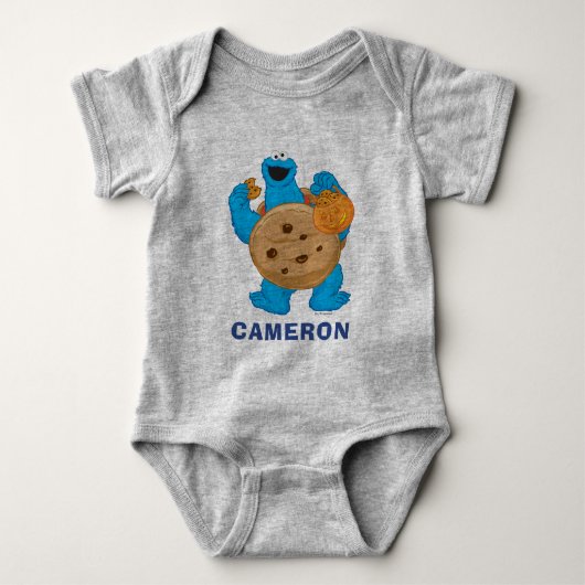 Cookie Monster | Cookie Baby Strampler (Vorderseite)