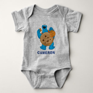 Cookie Monster   Cookie-Kostüm Baby Strampler
