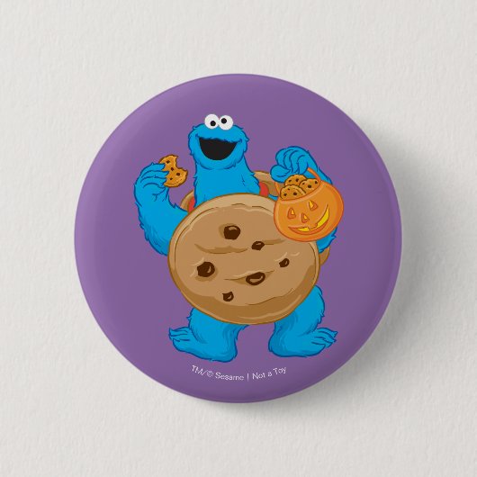 Cookie Monster | Cookie Kostüm Button (Vorderseite)