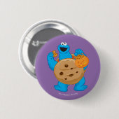 Cookie Monster | Cookie Kostüm Button (Vorne & Hinten)