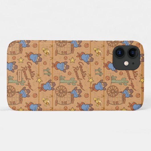 Cookie Monster | Cookie Round-Up-Muster Case-Mate iPhone Hülle (Rückseite (Horizontal))