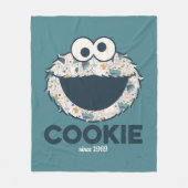Cookie Monster | Cookie Seit 1969 Fleecedecke (Vorderseite)