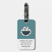 Cookie Monster | Cookie Seit 1969 Gepäckanhänger (Rückseite vertikal)