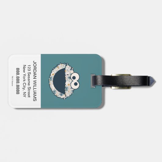 Cookie Monster | Cookie Seit 1969 Gepäckanhänger (Rückseite horizontal)