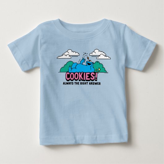 Cookie Monster | Cookies immer die richtige Antwor Baby T-shirt (Vorderseite)