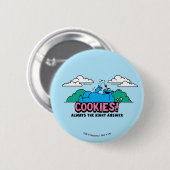 Cookie Monster | Cookies immer die richtige Antwor Button (Vorne & Hinten)