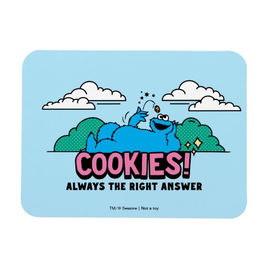 Cookie Monster | Cookies immer die richtige Antwor Magnet (Horizontal)