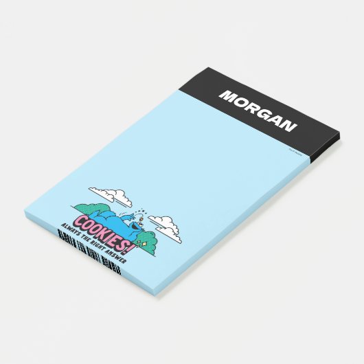 Cookie Monster | Cookies immer die richtige Antwor Post-it Klebezettel (angewinkelt)