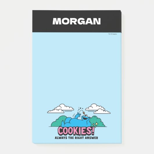 Cookie Monster | Cookies immer die richtige Antwor Post-it Klebezettel (Vorderseite)