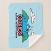 Cookie Monster | Cookies immer die richtige Antwor Sherpadecke (Vorderseite)