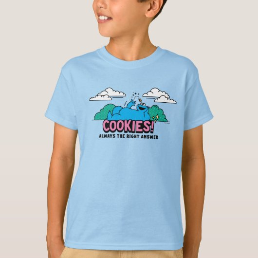 Cookie Monster | Cookies immer die richtige Antwor T-Shirt (Vorderseite)
