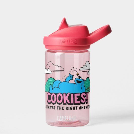 Cookie Monster | Cookies immer die richtige Antwor Trinkflasche (Links)