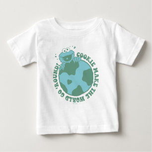 Cookie Monster   Cookies machen die Welt zum Allta Baby T-shirt