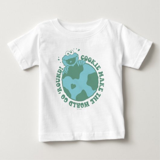Cookie Monster | Cookies machen die Welt zum Allta Baby T-shirt (Vorderseite)