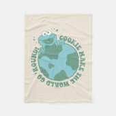 Cookie Monster | Cookies machen die Welt zum Allta Fleecedecke (Vorderseite)