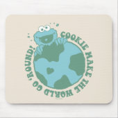Cookie Monster | Cookies machen die Welt zum Allta Mousepad (Vorne)