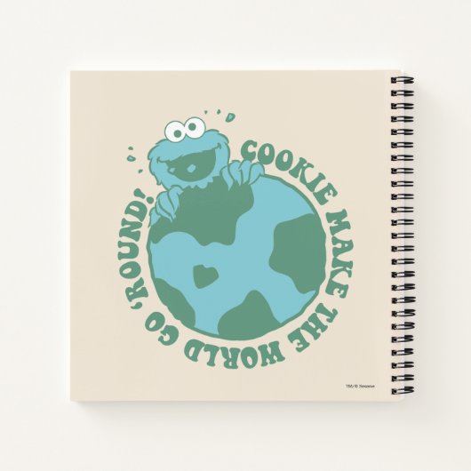 Cookie Monster | Cookies machen die Welt zum Allta Notizblock (Rückseite)