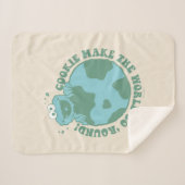 Cookie Monster | Cookies machen die Welt zum Allta Sherpadecke (Vorderseite (Horizontal))