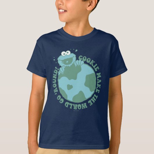 Cookie Monster | Cookies machen die Welt zum Allta T-Shirt (Vorderseite)