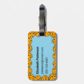 Cookie Monster Couple's Gepäckanhänger (Rückseite vertikal)