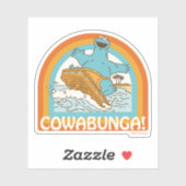 Cookie Monster Cowabunga! Aufkleber (Blatt)